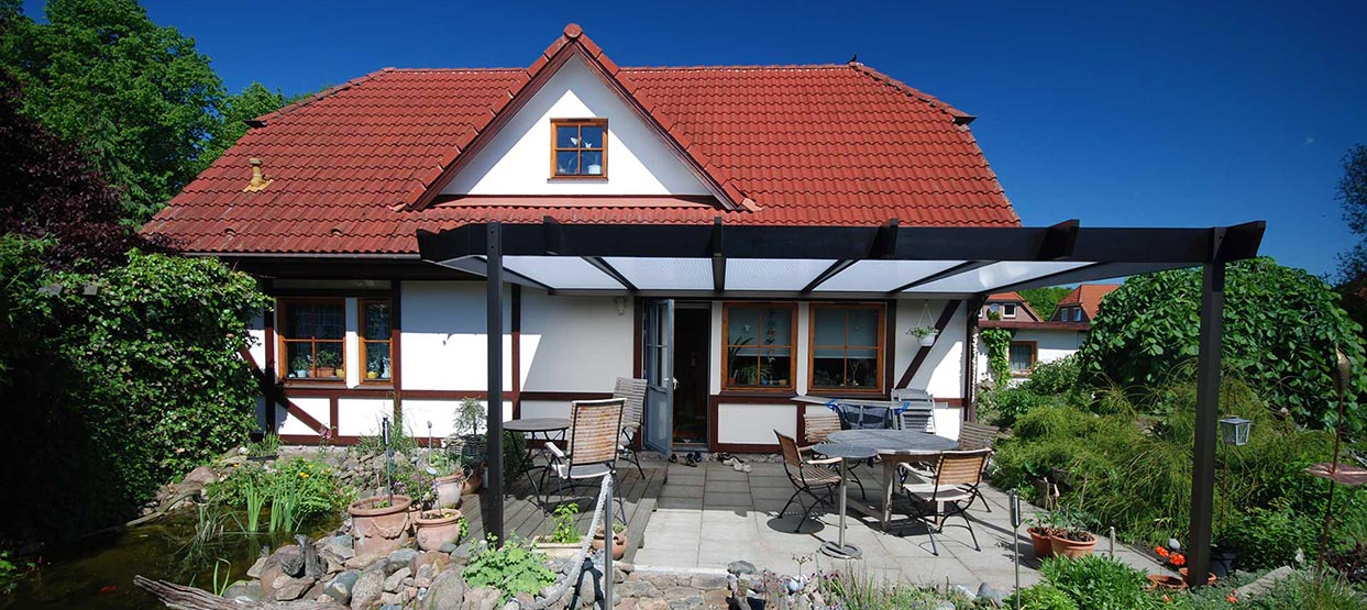 Alu Überdachung - Terrasse